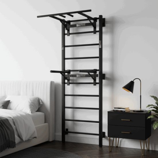 The Ultimate Stall Bar (Stall Bar + บาร์โหนแบบแขวน + บาร์ดิปแบบแขวน) *Pre-order