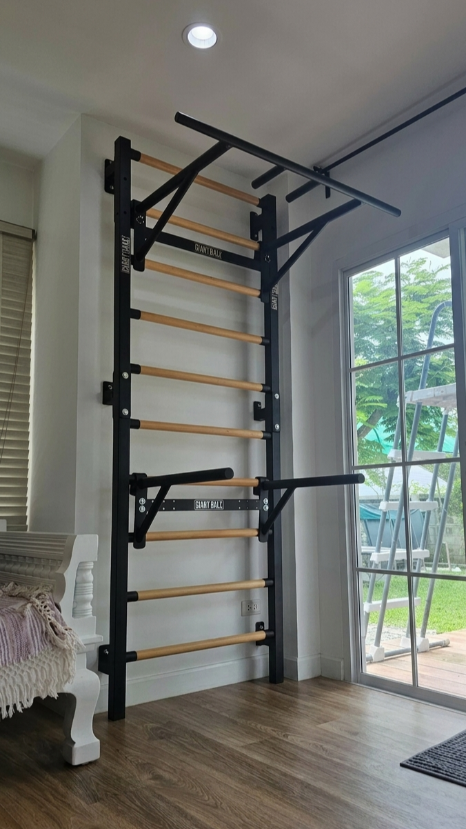 Stall Bar รุ่น Premium Model 1 พร้อมบาร์โหน รุ่น MG1 และบาร์ดิป *Pre-order